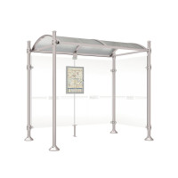 PROCITY Wartehalle Province, 1 Seitenverkleidung, L 2500 mm.