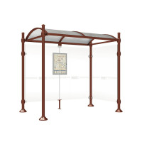 Procity Wartehalle Province, 1 Seitenverkleidung, L 2500 mm.