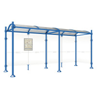 PROCITY Wartehalle Province, 1 Seitenverkleidung, L 5000 mm.