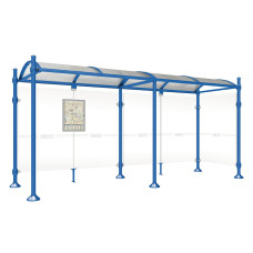 PROCITY Wartehalle Province, 1 Seitenverkleidung, L 5000 mm.