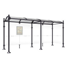 PROCITY Wartehalle Province, 1 Seitenverkleidung, L 5000 mm.