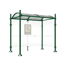 Procity Wartehalle Province, 1 Seitenverkleidung, L 2500 mm.