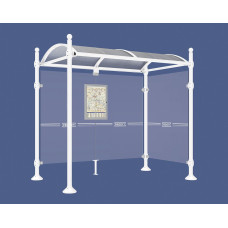 Procity Wartehalle Province, 1 Seitenverkleidung, L 2500 mm.