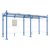 PROCITY Wartehalle Province, 1 Seitenverkleidung, L 5000 mm.