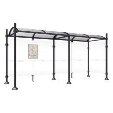 PROCITY Wartehalle Province, 1 Seitenverkleidung, L 5000 mm.