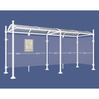 PROCITY Wartehalle Province, 1 Seitenverkleidung, L 5000 mm.
