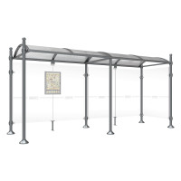 Procity Wartehalle Province, 1 Seitenverkleidung, L 5000 mm.