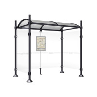 PROcity Wartehalle Province, 2 Seitenverkleidungen, L 2500 mm.