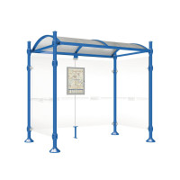 PROcity Wartehalle Province, 2 Seitenverkleidungen, L 2500 mm.