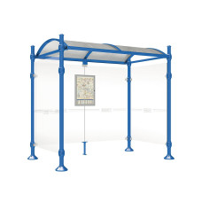 Procity Waiting Hall Province, 2 Side Panels, L 2500 mm.