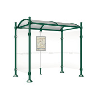 PROcity Wartehalle Province, 2 Seitenverkleidungen, L 2500 mm.