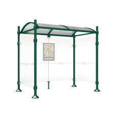 Procity Waiting Hall Province, 2 Side Panels, L 2500 mm.