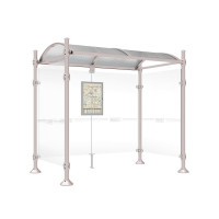 PROcity Wartehalle Province, 2 Seitenverkleidungen, L 2500 mm.
