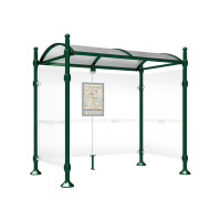 PROcity Wartehalle Province, 2 Seitenverkleidungen, L 2500 mm.