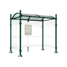 Procity Waiting Hall Province, 2 Side Panels, L 2500 mm.