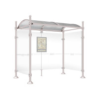 PROcity Wartehalle Province, 2 Seitenverkleidungen, L 2500 mm.