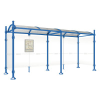 PROCITY Wartehalle PROVINCE, 2 Seitenverkleidungen, L 5000 mm.