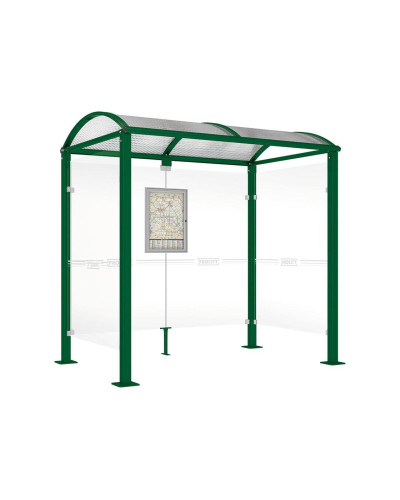 Procity Waiting Area Shelter Square Tube - Buy Online - Purchase and Delivery