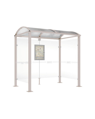 Procity Waiting Area Shelter Square Tube - Buy Online - Purchase and Delivery