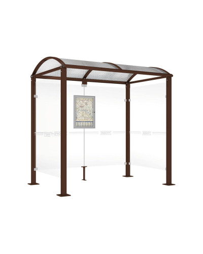 Procity Waiting Area Shelter Square Tube - Buy Online - Purchase and Delivery