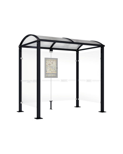 Procity Waiting Area Shelter Square Tube - Buy Online - Purchase and Delivery