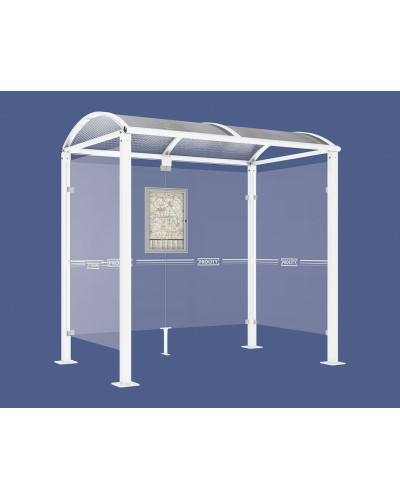 Procity Waiting Area Shelter Square Tube - Buy Online - Purchase and Delivery