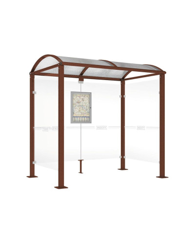Procity Waiting Area Shelter Square Tube - Buy Online - Purchase and Delivery