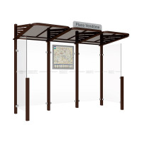 Procity Waiting Room CONVI - Standard, 2 Side Panels, L 3107 mm.