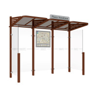 Procity Waiting Room CONVI - Standard, 2 Side Panels, L 3107 mm.