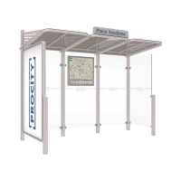 Procity Waiting Hall ConVi - Standard, 1 Double-sided Show Case 