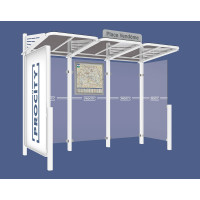 Procity Waiting Hall ConVi - Standard, 1 Double-sided Show Case 