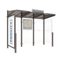 Procity Waiting Hall ConVi - Standard, 1 Double-sided Show Case 
