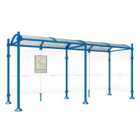 PROCITY Wartehalle Province, 1 Seitenverkleidung, L 5000 mm.