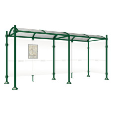 PROCITY Wartehalle Province, 1 Seitenverkleidung, L 5000 mm.