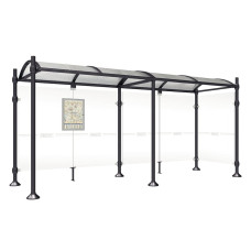 PROCITY Wartehalle Province, 1 Seitenverkleidung, L 5000 mm.