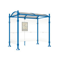 PROcity Wartehalle Province, 2 Seitenverkleidungen, L 2500 mm.