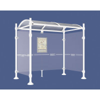 PROcity Wartehalle Province, 2 Seitenverkleidungen, L 2500 mm.