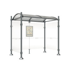 Procity Waiting Hall Province, 2 Side Panels, L 2500 mm.