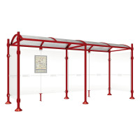 Procity Wartehalle Province, 2 Seitenverkleidungen, L 5000 mm.