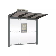 Procity Wartehalle Venedig- Leuchtkasten und Seitenverkleidung, LED, L 5240 mm.