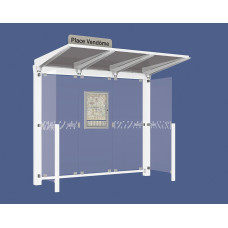 PROcity Wartehalle Venedig, 2 Seitenverkleidungen, L 2620 mm.
