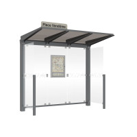 PROcity Wartehalle Venedig, 2 Seitenverkleidungen, L 2620 mm.