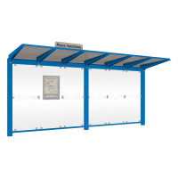 PROCITY Wartehalle Venedig, ohne Seitenverkleidungen, L 5240 mm.