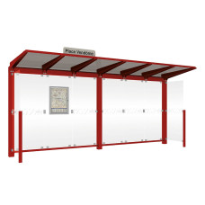 PROCITY Wartehalle Venedig, 2 Seitenverkleidungen, L 5240 mm.