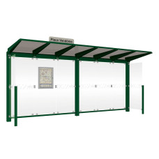 PROCITY Wartehalle Venedig, 2 Seitenverkleidungen, L 5240 mm.