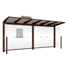 PROCITY Wartehalle Venedig, 2 Seitenverkleidungen, L 5240 mm.