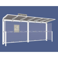 PROCITY Wartehalle Venedig, 2 Seitenverkleidungen, L 5240 mm.