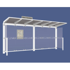 PROCITY Wartehalle Venedig, 2 Seitenverkleidungen, L 5240 mm.