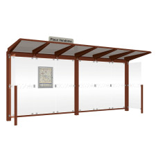 PROCITY Wartehalle Venedig, 2 Seitenverkleidungen, L 5240 mm.