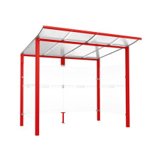 Procity Wartehalle Modulo, Mit Seitenverkleidungen, L 2510 mm